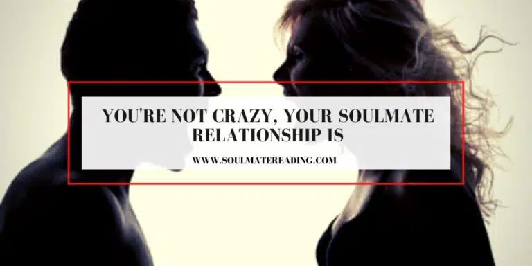 You're Not Crazy, Your Soulmate Relationship Is